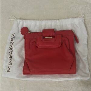 BCBGMaxAzria Red Clutch Vibrant and Elegant